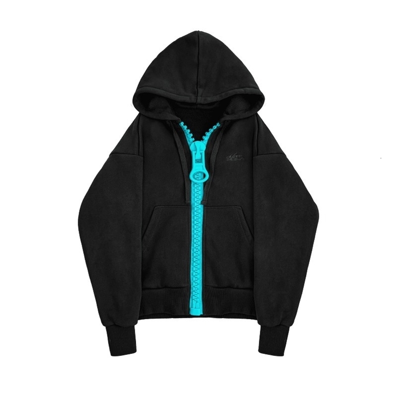 Mens Hoodie Oversized Zipper Streetwear Sweatshirt Korean Harajuku Unisex Loose Fit Couple Style Casual Fashion Hooded Jacket 260903