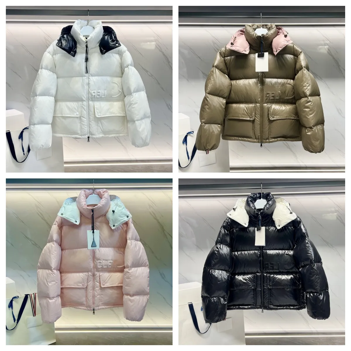 Designer Women's Down Coat Letter Embroidery Logo Winter Puffer Jacket Coats And Thickened Parkas Outdoor Jackets zip Thicken Warm Matter Women