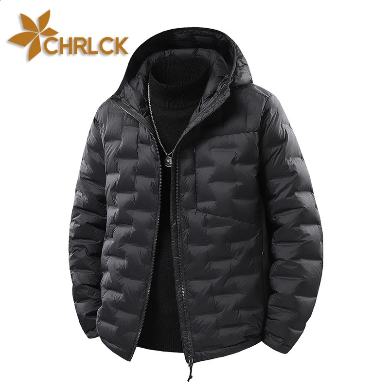 CHRLCK 90% Down Men's Waterproof Hiking Jackets Ultralight Camping Trekking Winter Coat Outdoor Windproof Warm Jacket Glue 260917