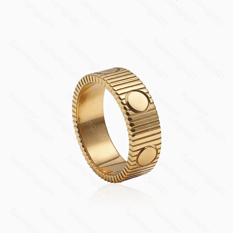 Cartixx Ring Designers Ring Stripes Gold Silver Rings Carts Ring Women Luxury Vertical Designer Jewelry Gifts Simple Personalized Style Party Birthd