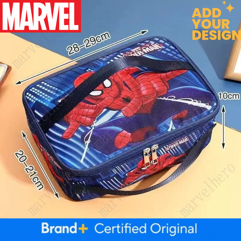 Cartoon Cute Large Box Insulated Oxford Cloth Aluminum Foil Student School Outdoor Portable Storage Lunch Bag