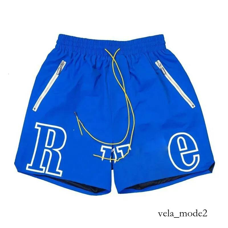 Fashion Rhud Short Men Designer Contemporary Style Quickdrying Embroidery Letter Print Swim Vintage Casual Loose Fit High Quality Luxury Rhudde Shor