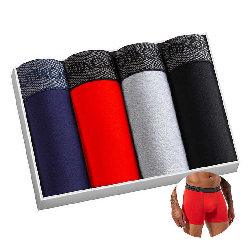 For Underpants 4pcs Cotton Underwear Man Boxers Hot Men's Panties Set Mens Boxer Shorts Family Male Underpants Gift Sexy Trunk D260918
