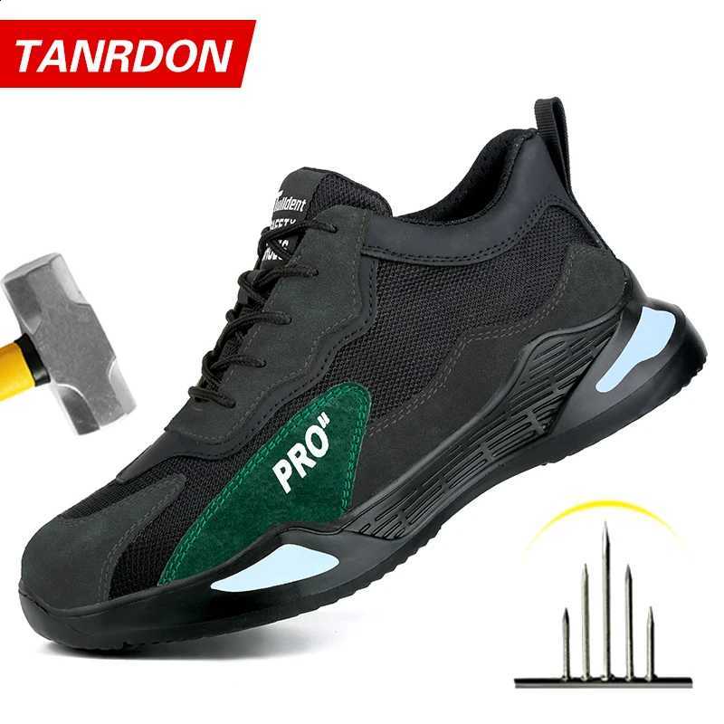 Fashion Sports Shoes Work Boots Puncture-Proof Safety Shoes Men Steel Toe Shoes Security Protective Shoes Tactical Boots Q260916