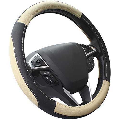 Car steering wheel cover made of breathable microfiber suitable for all seasons wear-resistant and non-slip. Protective cover L26917