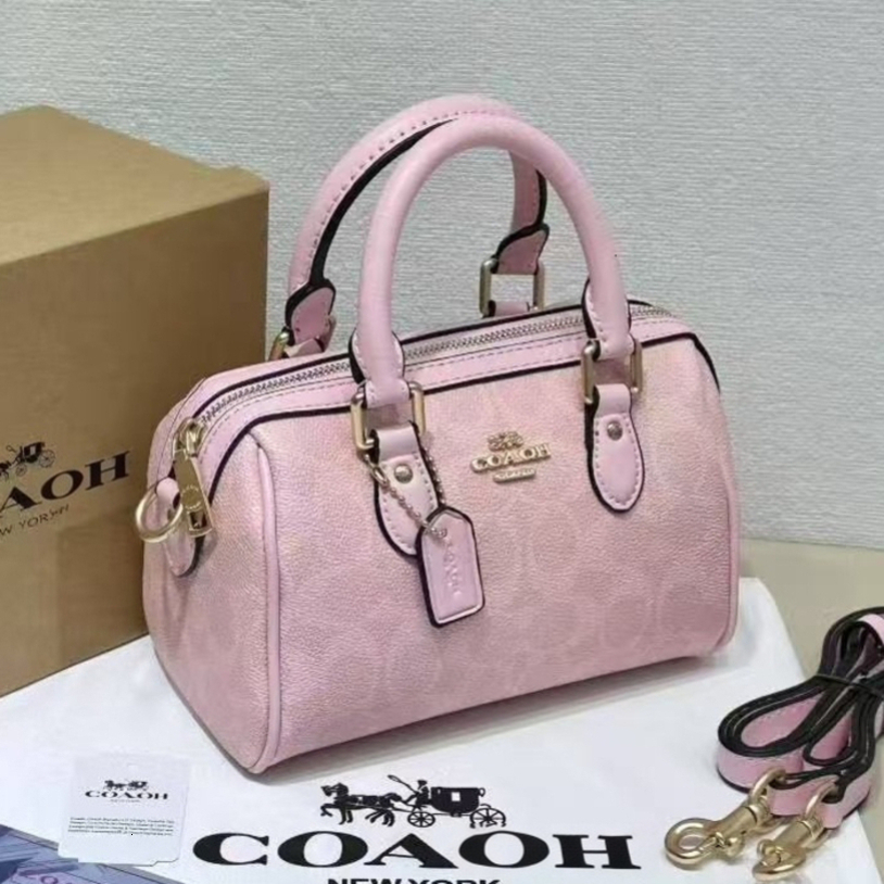 Series Designer Rowan Fashion Single Handle Bag Luxury Retro Style Women Boston Classic Signature Trendy Ladies Crossbody Multiple Available wanderi