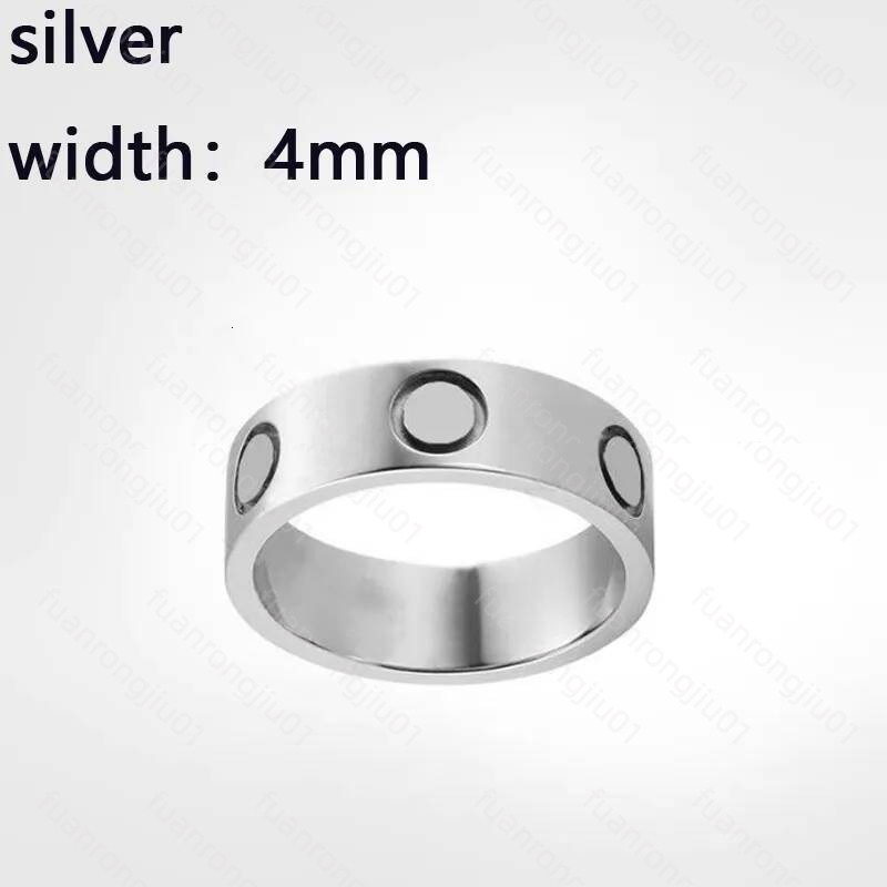 Cartridge Ring Mens Women Rose Gold Screw Cartirly Ring Designer Jewelry Luxury Couple Wedding Promise Ring Gift Couple Minimalist Anniversary Non F