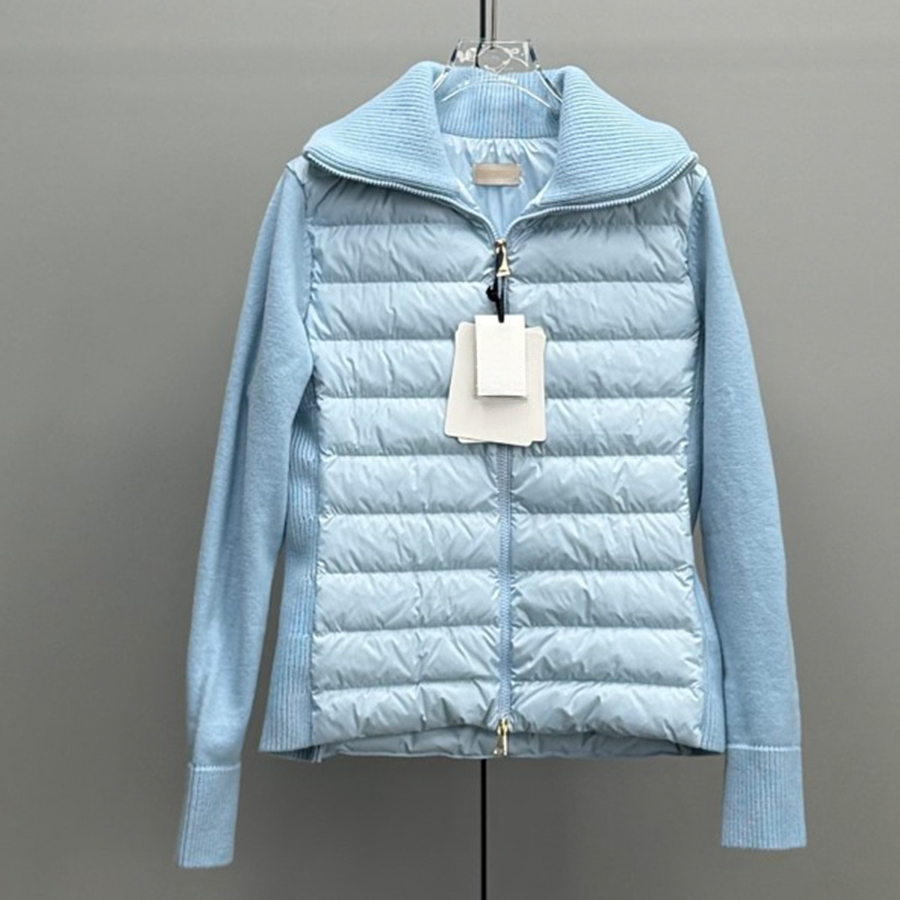 Designer Womens Down Jackets Winter Knitted Down Coats Men Luxury Outfit Windbreaker Parka Jacket Fashion Slim Fit Casual Windproof Hooded Jacket