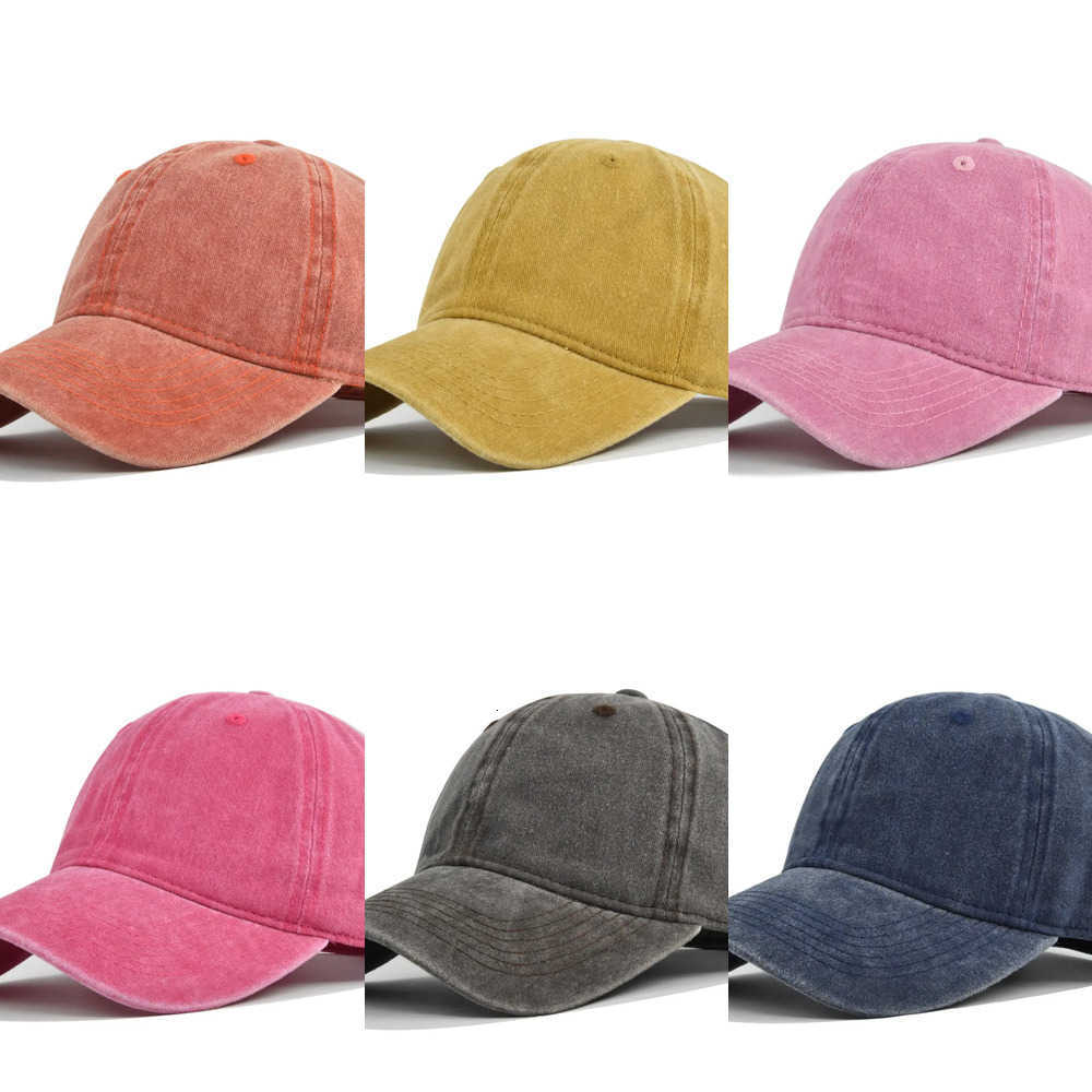 Cap Retro Washed Cotton Baseball Men Women Snapback Hat y2k Hip Hop Caps Solid Color Hat Bone Casquette Outdoor Casual Sport hat J260917
