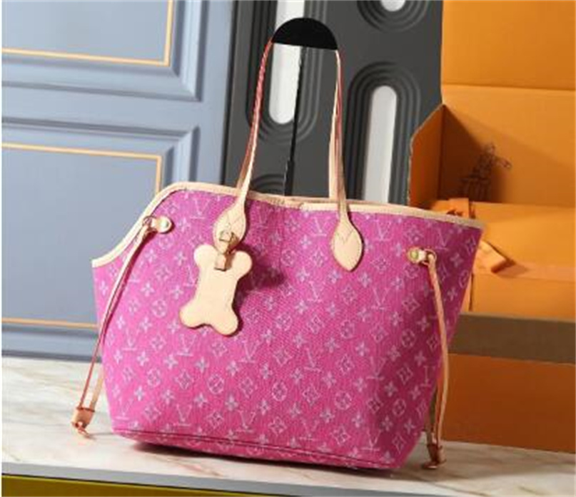 Famous Designer Bag Women Neverfulll MM Best Quality Handbags Lady Tote Bag NeverfullTotes Damier Azur Canvas Shopping Shoulder Bags Classic tote Ba