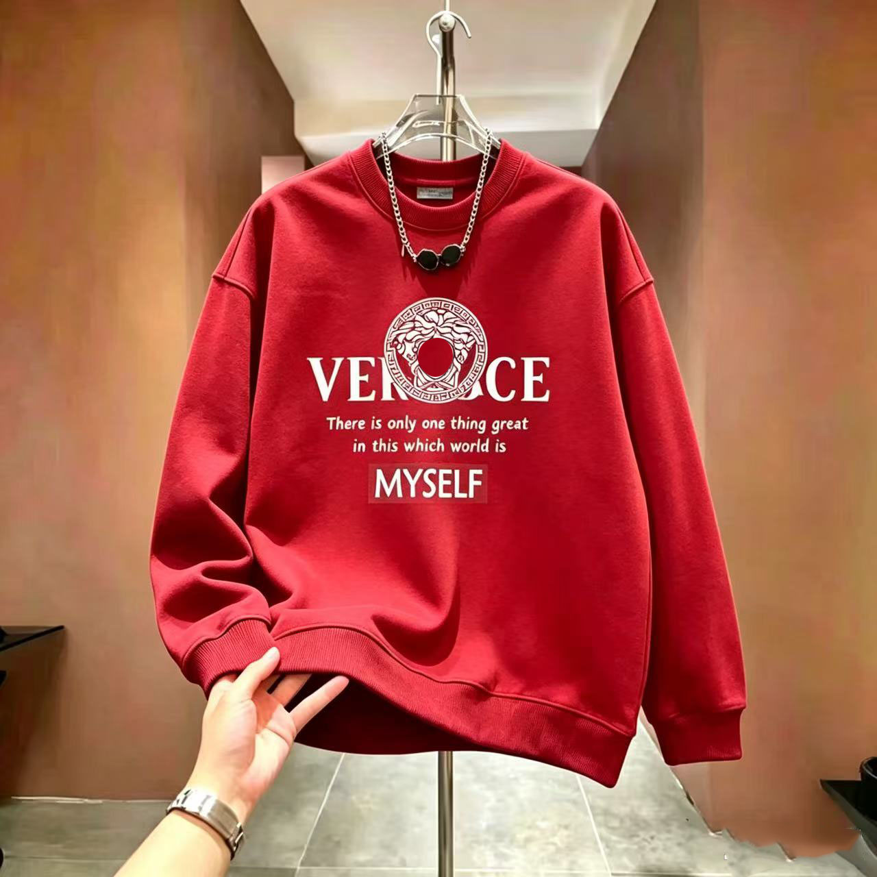 Men's T-Shirts Fashion Casual Y2K Harajuku Retro Niche Long Sleeve Flame Print Letter Flame Tops Comfortable Streetwear Hip-hop Youth Unisex Ov