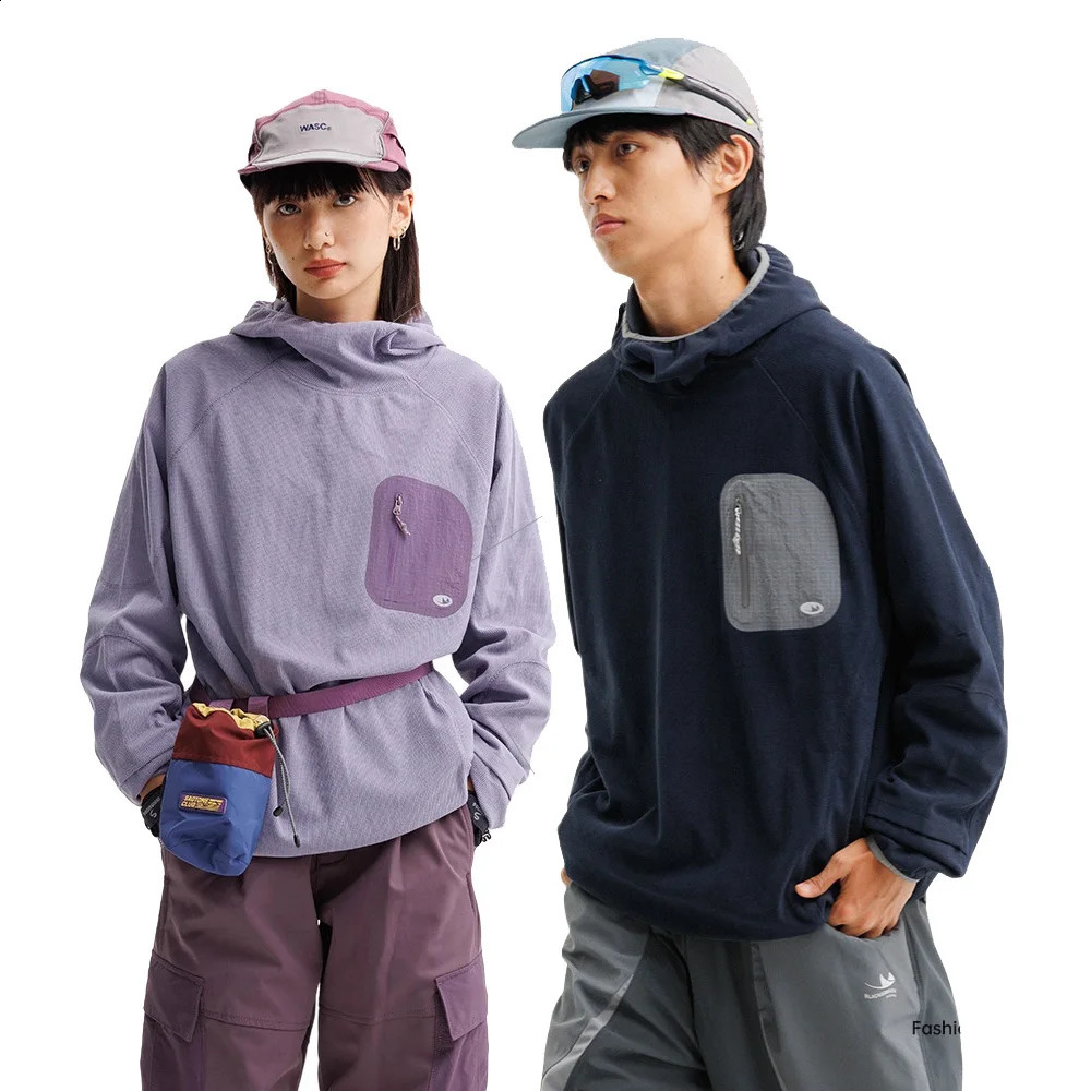 Outdoor Sport Hoodies Men Women Lightweight Fleece Long Sleeve Breathable Pullovers Hooded Sweatshirt Unisex Track T Shirts Tops 260917