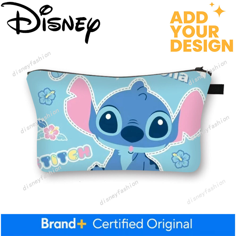 New Stitch cosmetic bag, a stylish high-end storage bag with large capacity, perfect students and carrying toiletries; available for wholesale start
