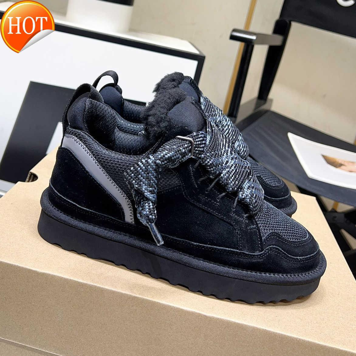 10A Designer Tazz Tasman Lowmels Sand Trainer platform boot snow boots women ankle booties sheepskin mens womens winter shoes