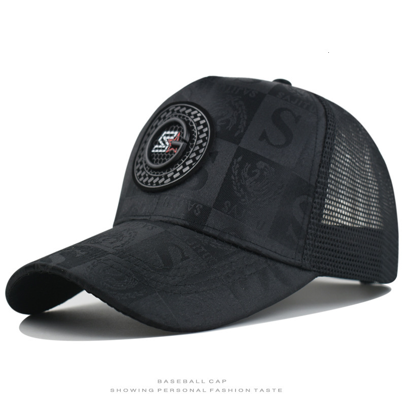 Luxury Cap Brand Designer Hat New Digital Printing Label Baseball Men Women Plaid Peaked Mesh Cap Fashion Outdoor Sun Hat