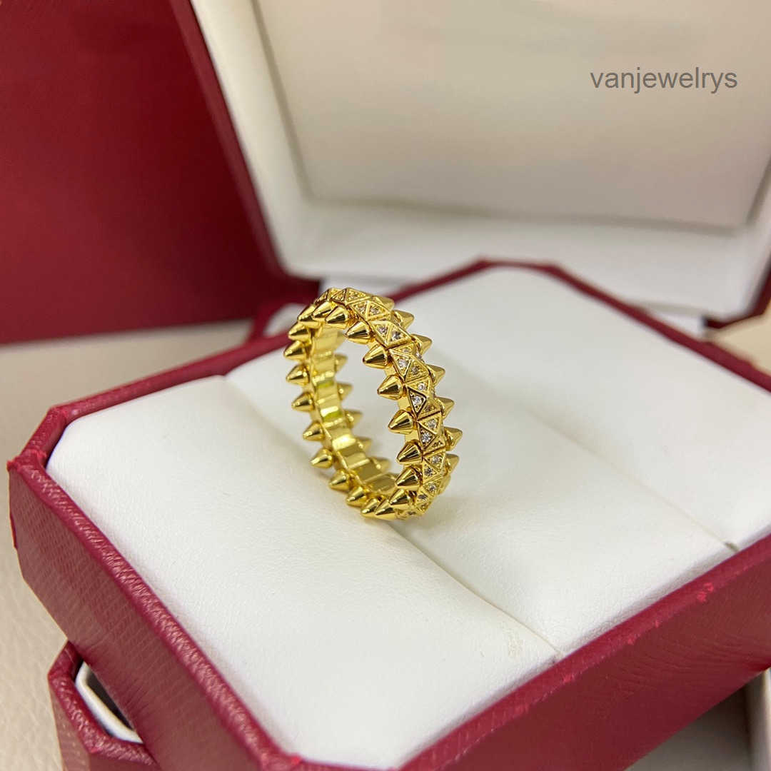Designer Ring Women's Ring Three Ring New Luxury Classic Fashion Birthday Gift Diamond Ring Valentine's Day Christmas Wedding Anniversary