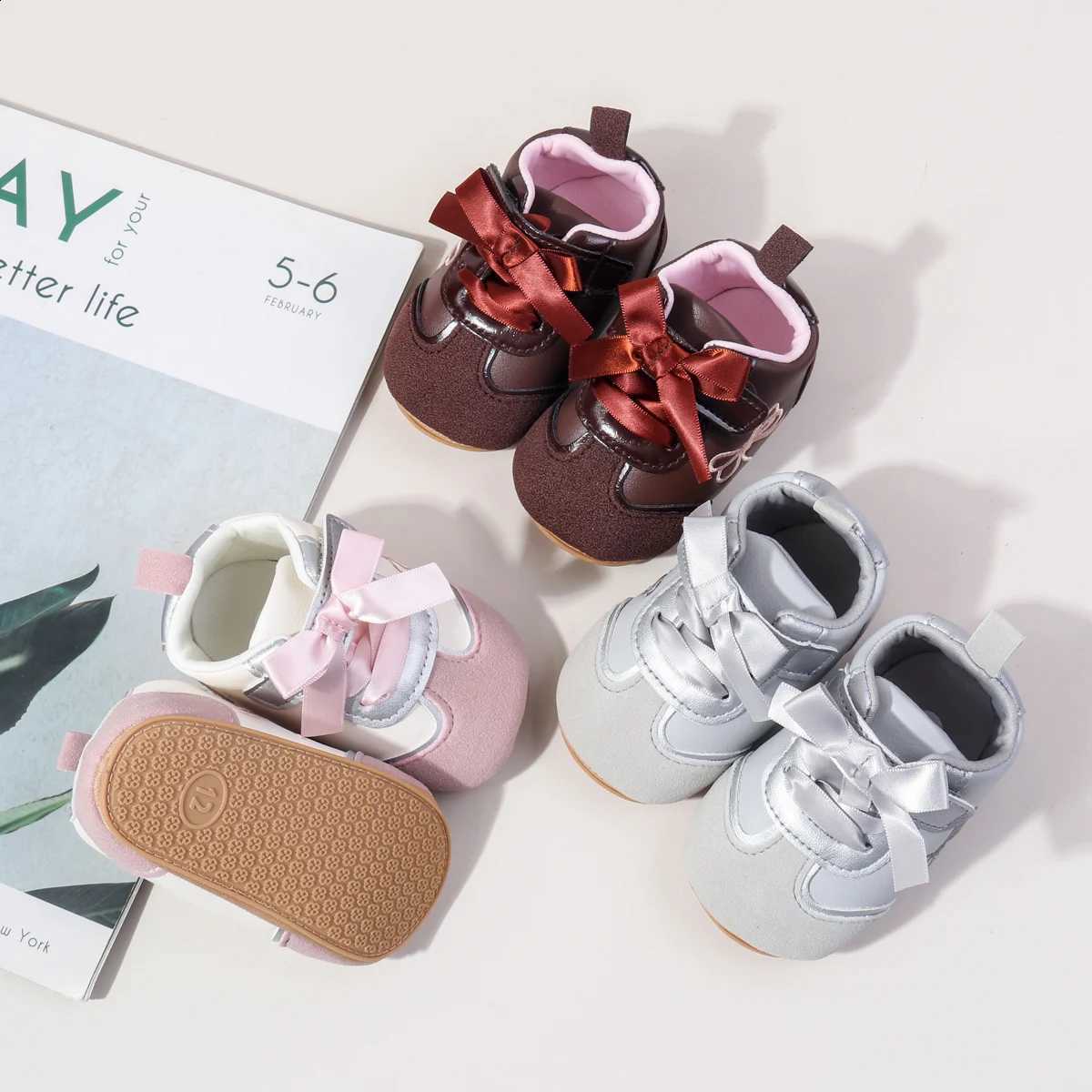 Baby Shoes Spring and Summer 2025 Boys Girls' Toddler Shoes for Children Aged 0-1 Years Soft Sole Pre-Walking Shoes for Infant Q260916