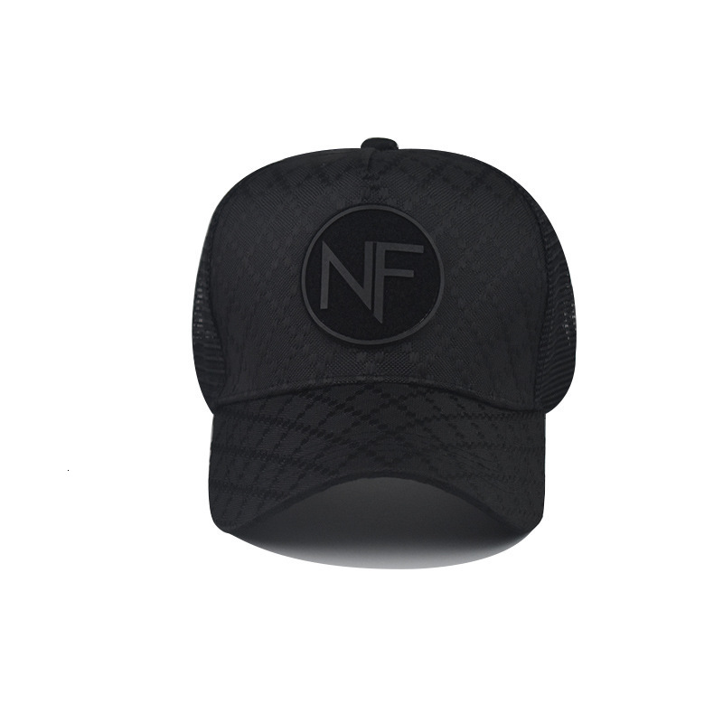 New Cross-Border Outdoor Trendy NF Letter Baseball For Men And Women, Stylish Plaid Cap Luxury Cap Brand Designer Hat