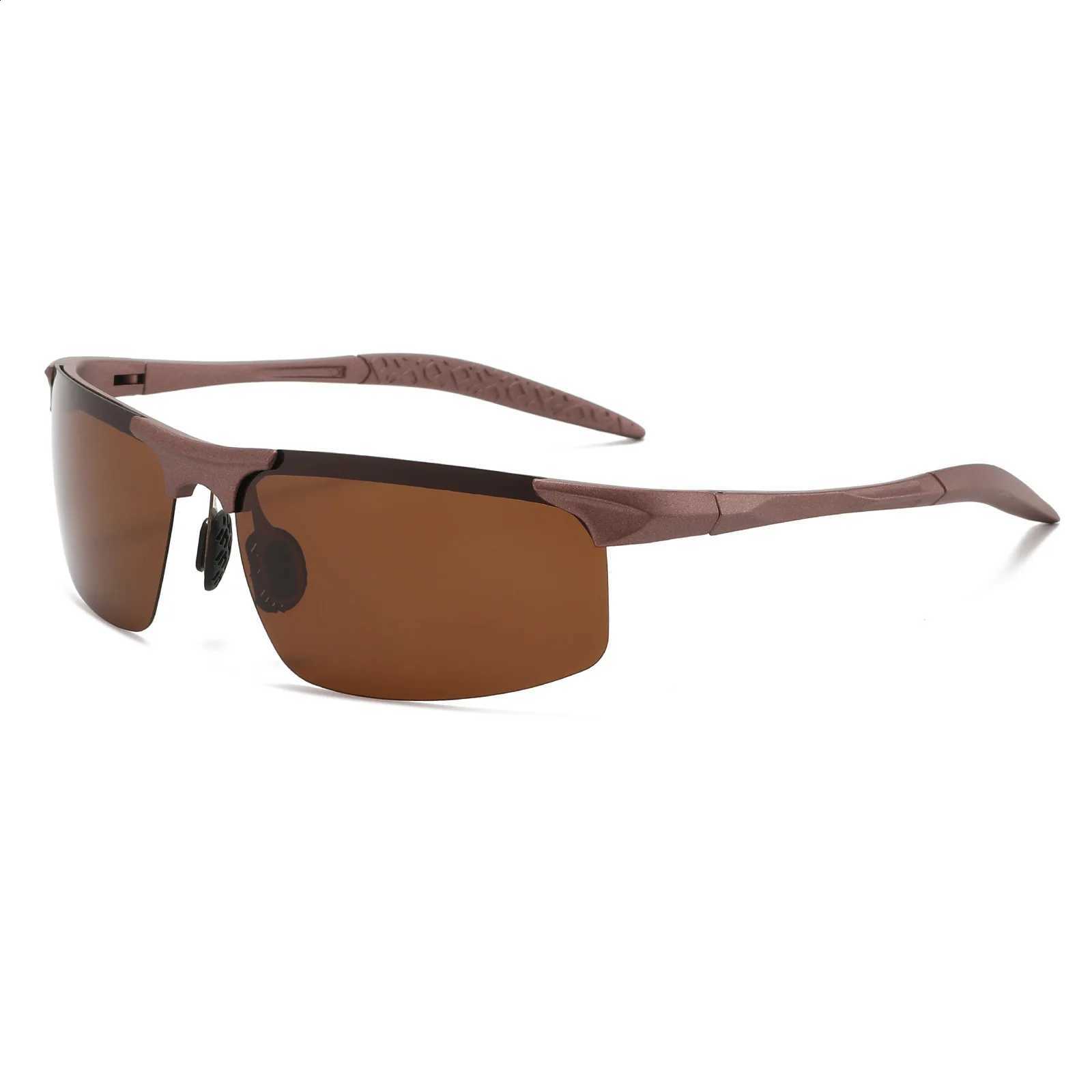 Quality HD Polarized Sunglasses High Men UV400 Driving Fishing Sun Glasses Rectangle Brand Designer Eyewear Vintage N260814