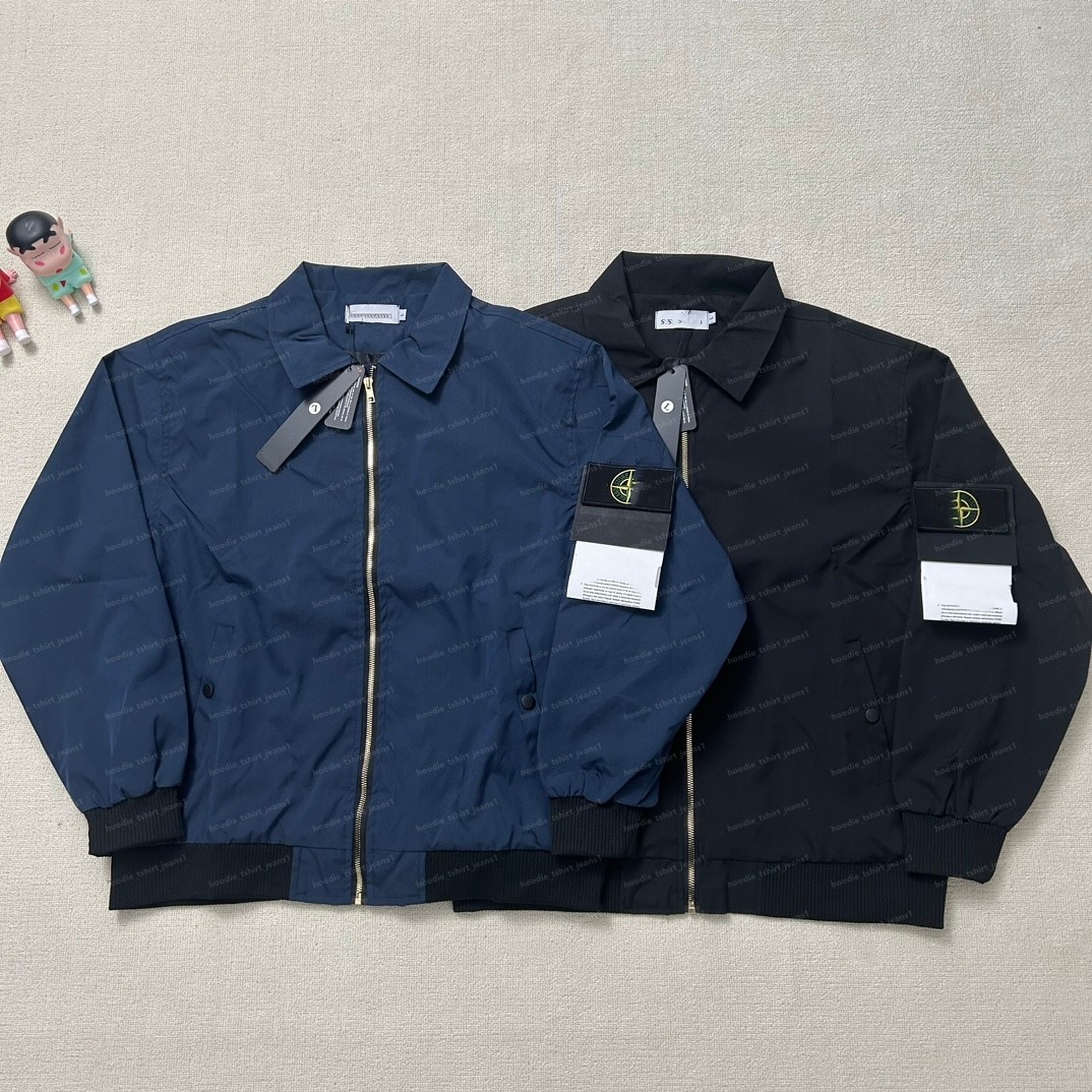 heren designer steen los casual outdoor label kompas logo kwart Flight jasje dames klassieke tijdloze collectie een must-have veelzijdig item voor d