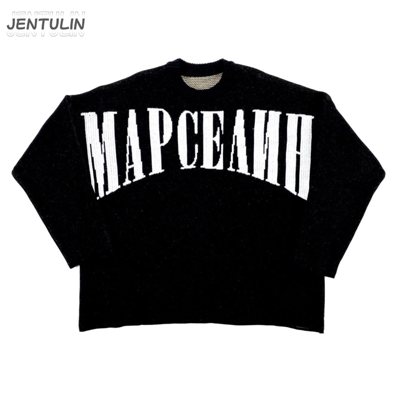 Sweater MN Icon Graphic Men Winter Pullover Knit Tops Hip Hop Fashion Harajuku Jumper Coat Y2k Streetwear Clothing Goth 260903