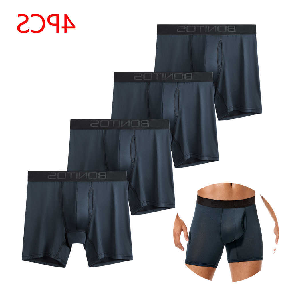 4pcs Front Open Underpants Underpants Men Brand Letter Elastic Waistband Underwear Man Boxer Shorts Sexy Men's Panties Gift D260918