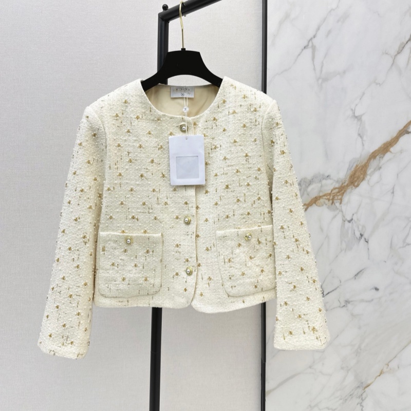 coats woman Designer Coat Outerwear for women Luxury Jackets Coat top Spring/Summer Style Small Shangfeng Hand-Embroidered Round Collar Knitted Coat