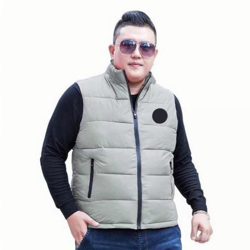 mens vest designer gilets down puffer jacket woman black badge feather filled material graphite couple coat Label black navy Warm Vest 5xl 6xl 7xl 8