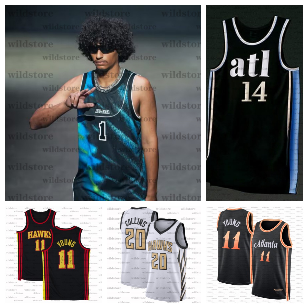 Hawkses 2026-27 New Specter Edition Basketball Jerseys 11 Trae Young Zaccharie Risacher Jalen Johnson Alexander-Walker Tony Bradley Custom Stitched