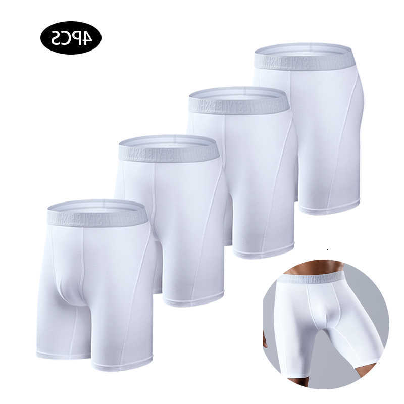 4pcs Long Boxers Men's Underpants Underpants Cotton Men Panties Underwear Man Boxershorts Sport Mens Boxer Shorts Sexy Male Trunks Calecon D260