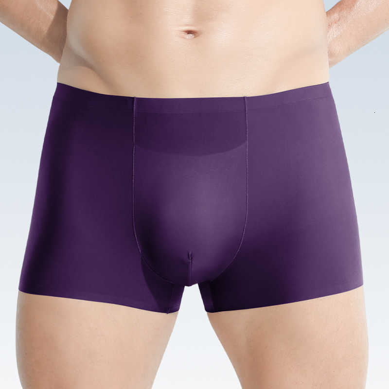 Men's5pc underwear Men's Underpants ice silk seamless boxers antibacterial breathable sports summer thin comfortable boxers D260918
