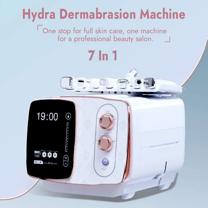 New Arrival H2o2 Bubble Cleaning Dermabrasion Beauty Device 7 In 1 EMS Complexion Improve Metabolism Promote Scrubber Skin Exfoliate Devi
