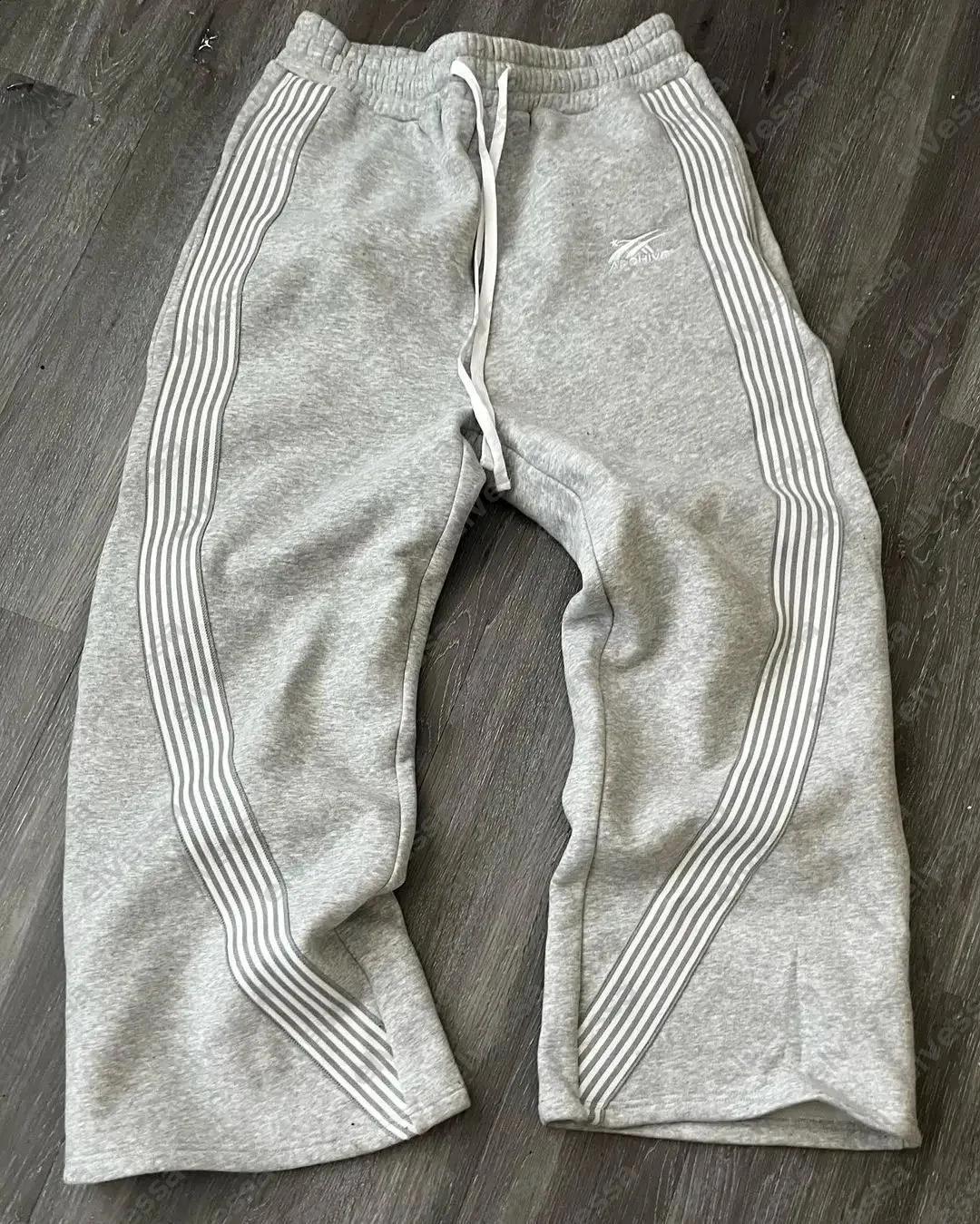Y2k unisexe brodé hommes gris pantalons décontractés pour femmes camouflage fonctionnel tactique hommes Premium Jogging cordon de serrage pantalo
