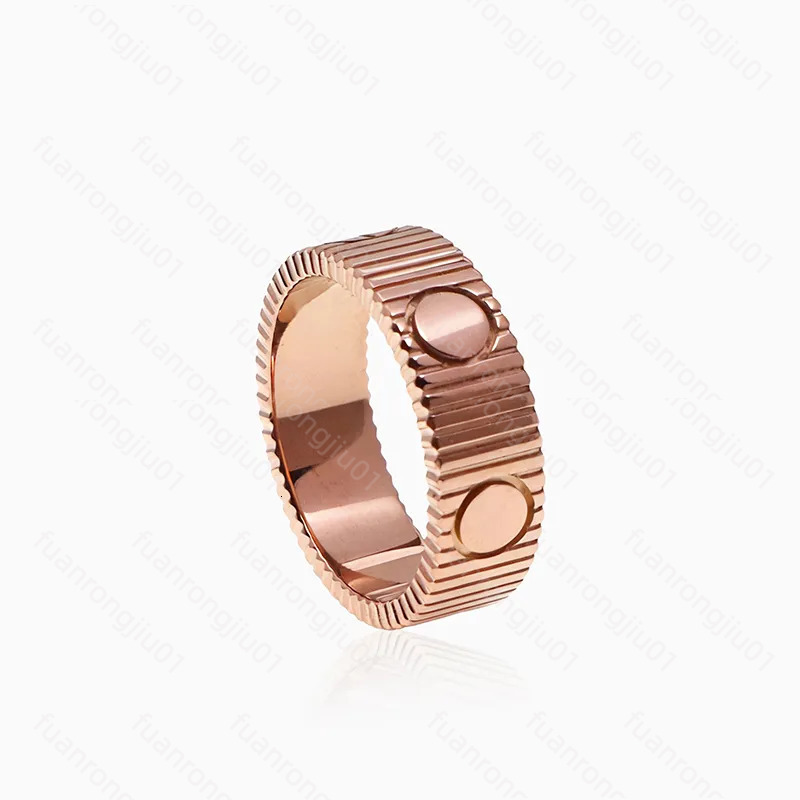 Cartixx Ring Designers Ring Stripes Gold Silver Rings Carts Ring Women Luxury Vertical Designer Jewelry Gifts Simple Personalized Style Party Birthd