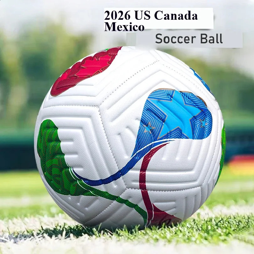 2026 Simplified Soccer Ball Size 5 Professional Outdoors Sports Match Balls High Quality PU Material Training Standard Football 260917