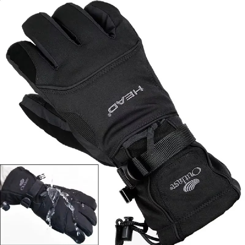 Men's Ski Gloves Snowboard Gloves Snowmobile Motorcycle Riding Winter Gloves Windproof Waterproof Unisex Snow Gloves 260917