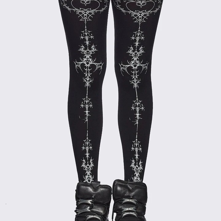 2025 European and American cross-border gothic y2k stockings wholesale db