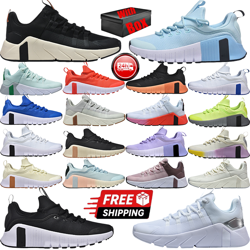 With Box Designer Running shoes Free Metcon 6 7 Men Women Outdoor Sports shoes blue white pink red green form pink Mens trainers Runner Sneakers siz