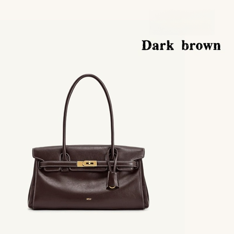 Jw Pei Bag Luxury Designer Shoulder Bag Women Two Tone Handbag Classic Metal Lock Top Handle Purse For Business Meeting Daily Outing