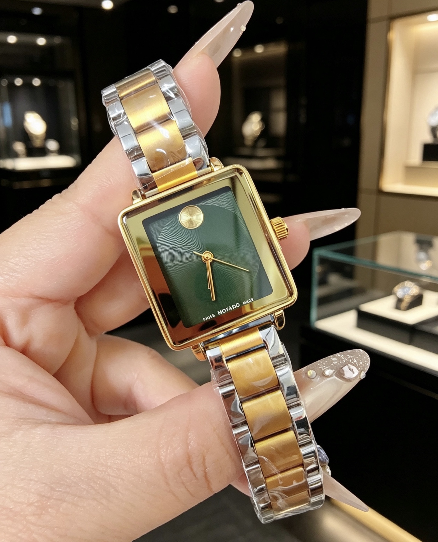 Luxury Womens MOVADOity Square Watch Designer Watches Quartz Movement Steel Bracelet Sapphire Glass Waterproof women Wristwatches #762