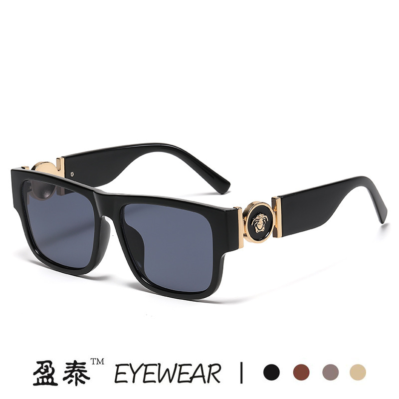 Premium Brand Designer Sunglasses 2022 New Fashion Head-Shaped European American Trendy Large Frame For Men And Women Retro Sunglasses
