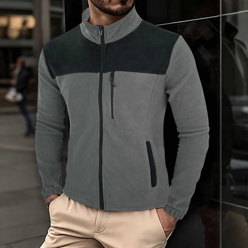 2025 New Men's Autumn Winter Jacket Fashion Contrast Coat Casual Multi Pocket Outdoor Comfortable Men's Clothing S260918T9BX