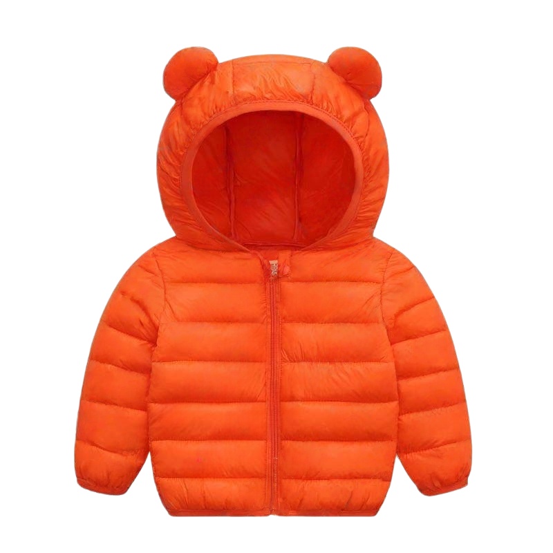 Children's Cotton Coat Baby Brand Down Jacket Boys Green Hooded Colthing Girls Warm Winter Clothes Toddler Kids Outerwear 0-6Years