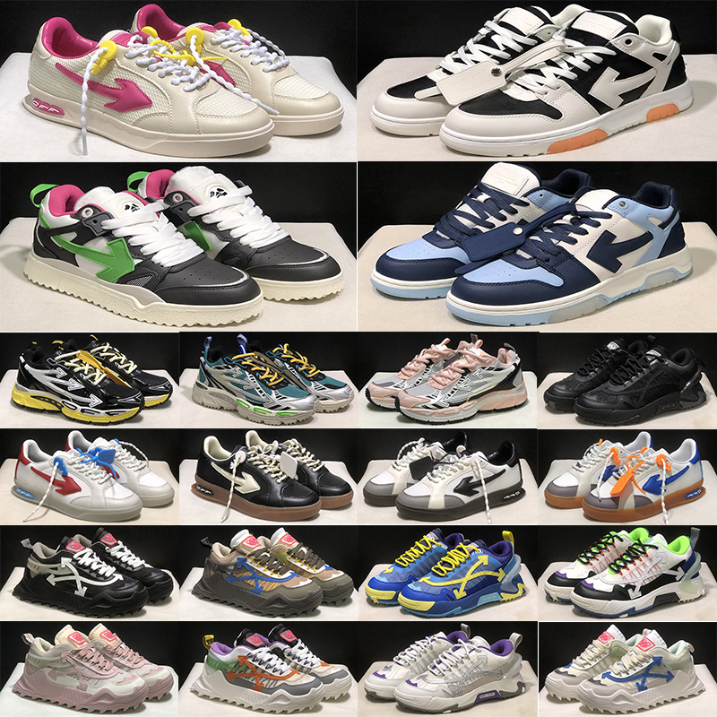 Designer out of office shoes men women be right back trainers luxury end of play sneakers free shipping white blue shoe