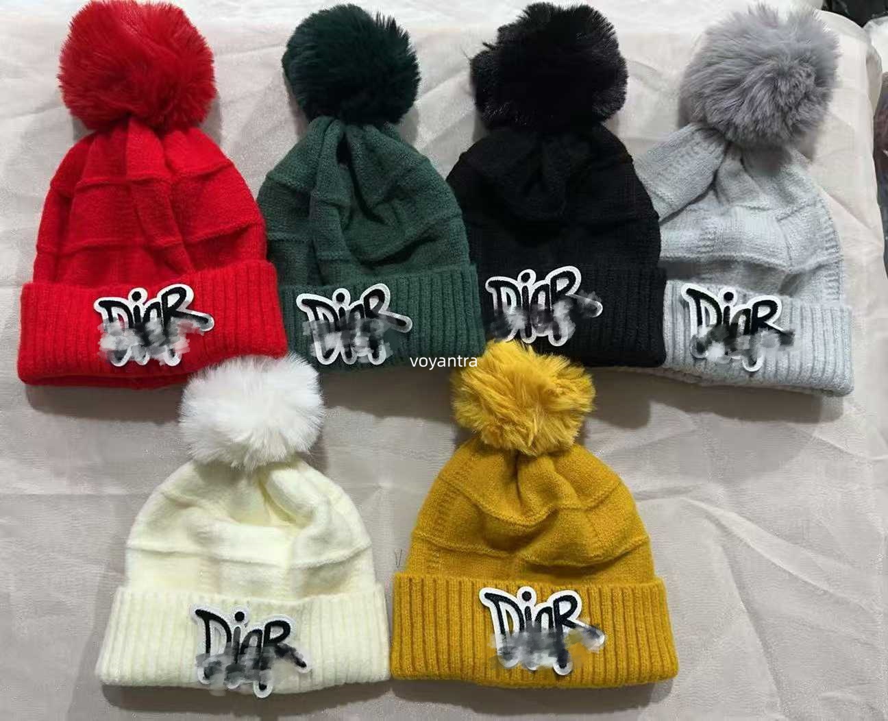 Women and men beanie Couples Knit Beanie Winter Wool Ski Hat Outdoor Windproof Slouchy Cap in Candy Colors beanie designer