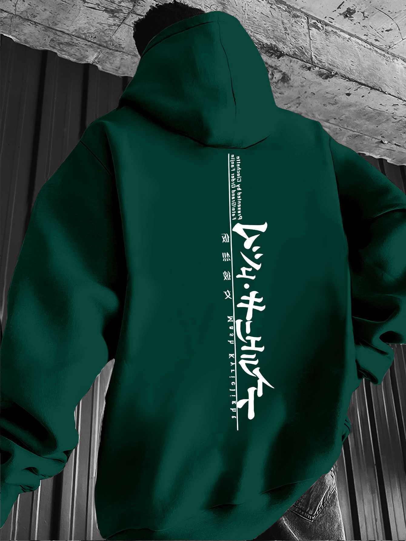 Text Christmas Japan hoodie Minimalist Men Women Pullover Hoodie Street Harajuku Y2K Retro Trendy Sport Loose Autumn Winter Longsleeve Sweatshirt C2