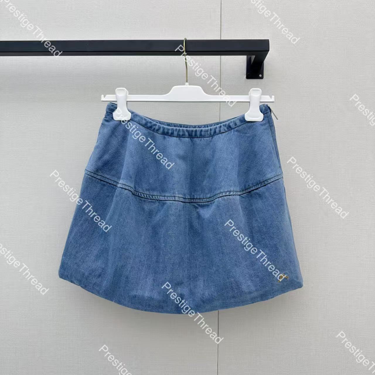 26 Early Autumn New Designer Skirts Denim Bu bble Hem Mini Skirt Balloon Style Slimming and Flattering on Hips and Legs
