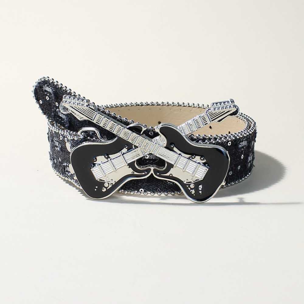 Cintura Jeans da donna - Nuova cintura casual multiuso con fibbia per chitarra - Rock e punk e cintura S260919AV8B