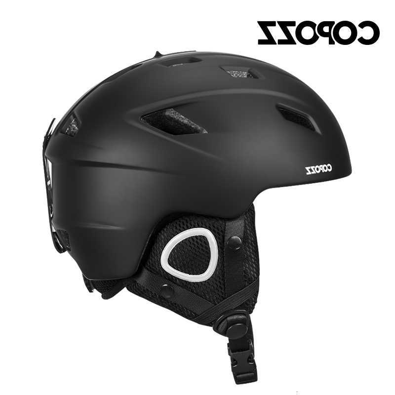 Ski Helmets Copozz Men Women Ski Helmet Half-coverage Snowboard Moto Snowmobile Safety Snow Helmet Winter Warm Helmet For Adult and Kids D260919