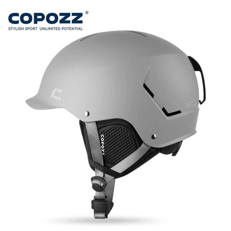 Helmets COPOZZ New Upgrade Ski Ski Helmet Men Women Winter Anti- Safety Snowboard Helmet Snow Motorcycle Skiing Skateboard Helmet D2609191